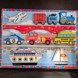 Melissa and Doug Chunky Vehicles Puzzle